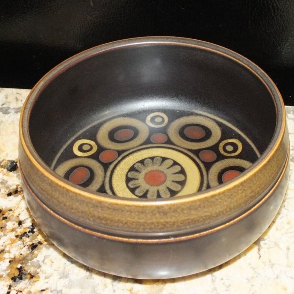 Vintage 1960s Denby Langley Arabesque Samarkand serving bowl